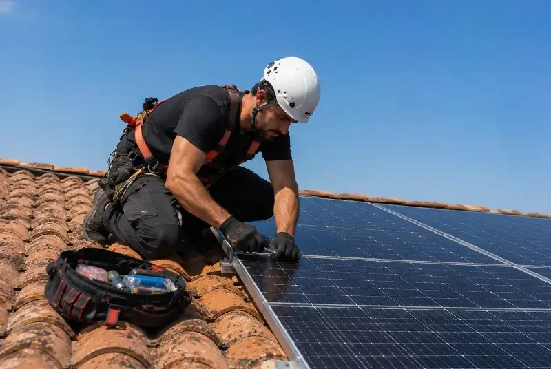 Maintenance et monitoring de panneaux solaires à Fleury