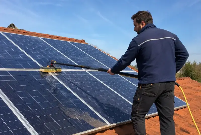 Nettoyage et entretien de panneaux solaires à Fleury